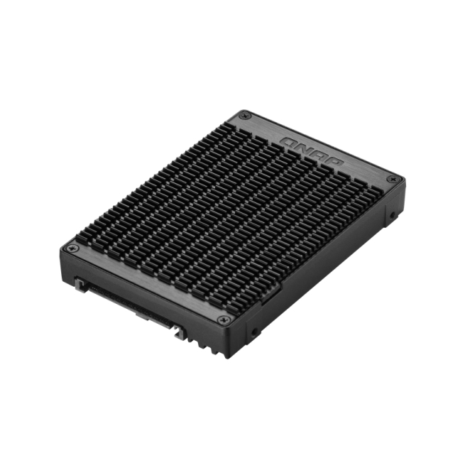 QNAP QDA-UMP4 caja para disco duro externo Caja externa para unidad de estado sólido (SSD) Negro 2.5″