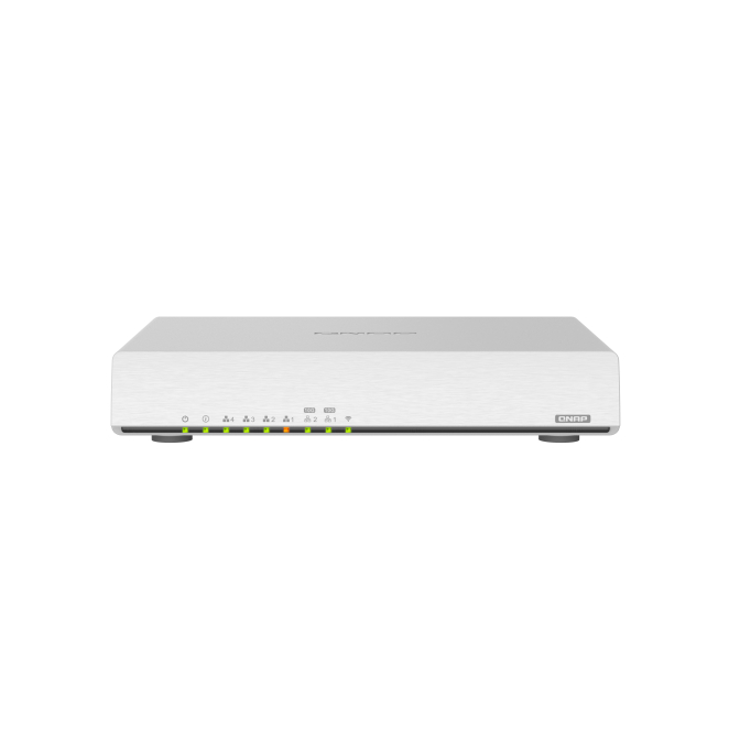 QNAP QHora-301W router inalámbrico 10 Gigabit Ethernet Doble banda (2,4 GHz / 5 GHz) Blanco