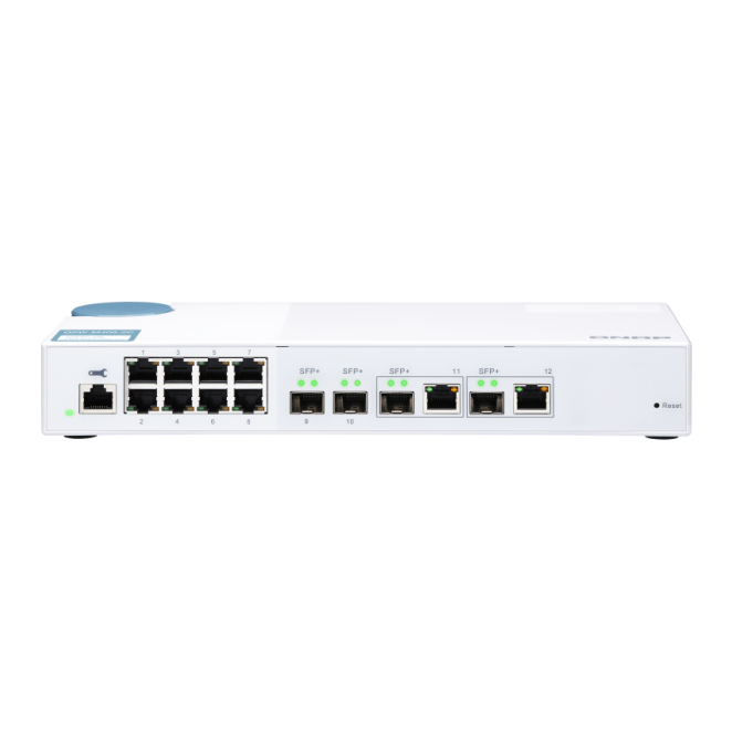 QNAP QSW-M408-2C switch Gestionado L2 10G Ethernet (100/1000/10000) Blanco
