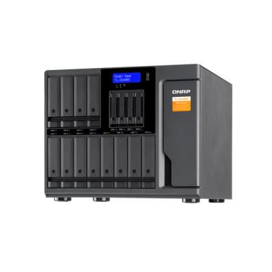 QNAP TL-D1600S caja para disco duro externo Carcasa de disco duro/SSD Negro, Gris 2.5/3.5″