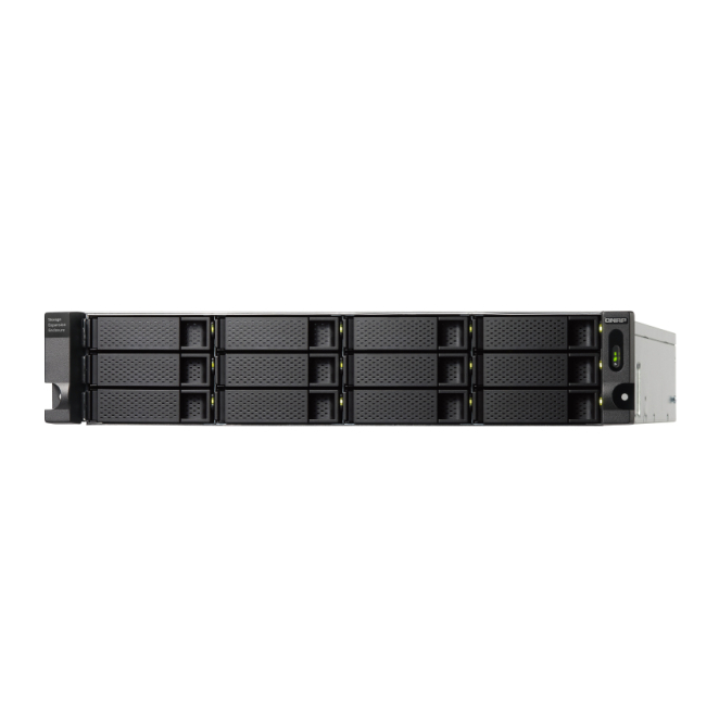 QNAP TL-R1200C-RP caja para disco duro externo Carcasa de disco duro/SSD Negro, Gris 2.5/3.5″