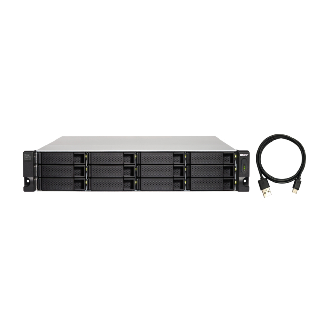 QNAP TL-R1200C-RP caja para disco duro externo multifuncional