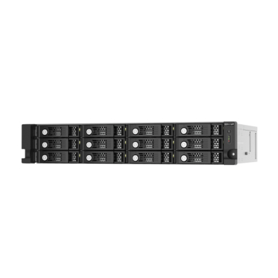 QNAP TL-R1220Sep-RP Carcasa de disco duro/SSD Negro, Gris 2.5/3.5″