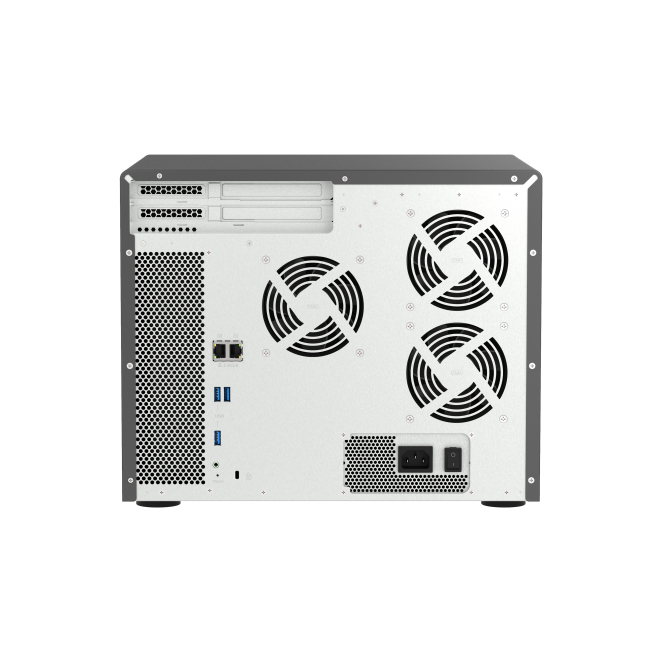 QNAP TS-1655 NAS Torre siendo configurado ya operando