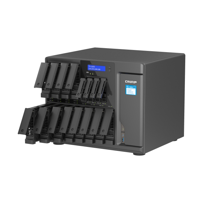 QNAP TS-1655 NAS Torre Intel Atom® C5125 8 GB DDR4 0 TB Negro