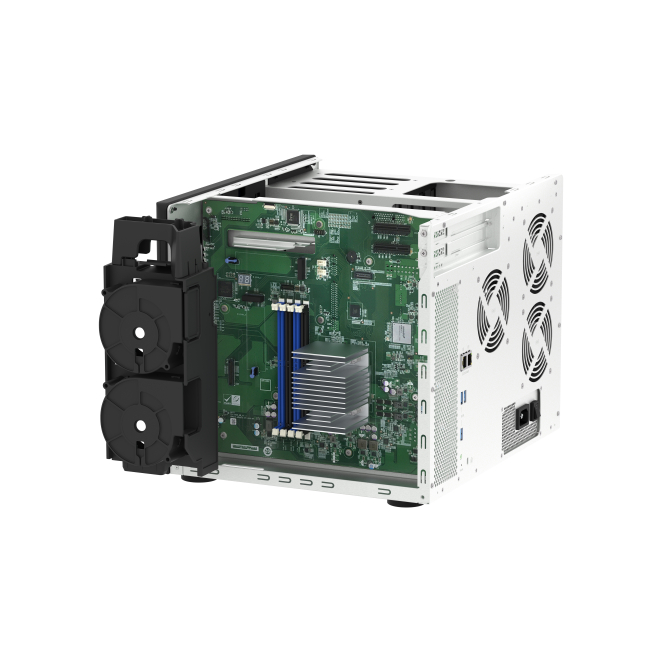 QNAP TS-1655 NAS Torre, utilidad en oficina