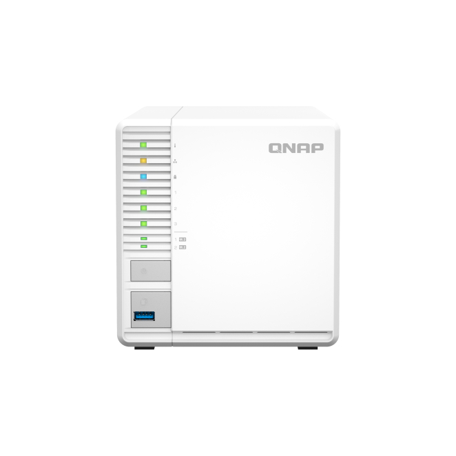 QNAP TS-364 NAS Torre Intel® Celeron® N5095 8 GB DDR4 0 TB QNAP Turbo System Blanco
