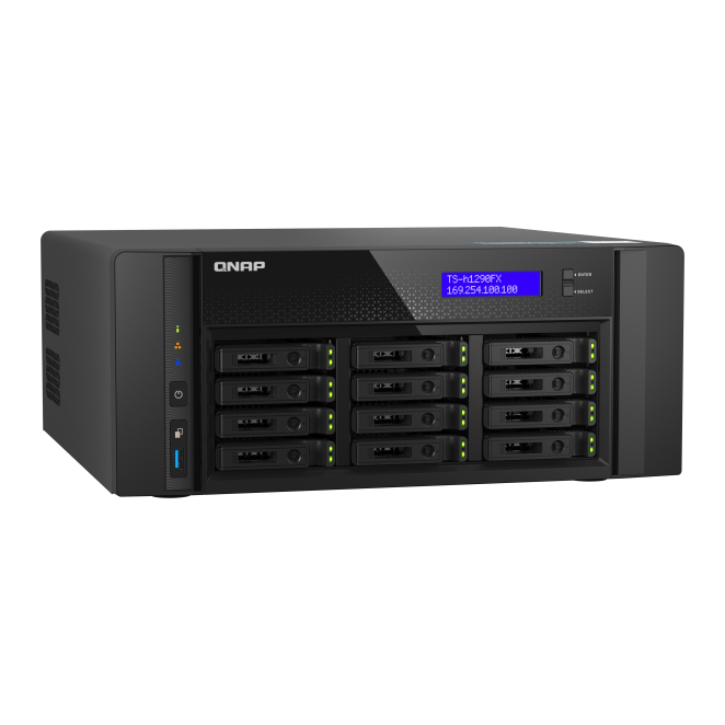 QNAP TS-h1290FX en entorno profesional