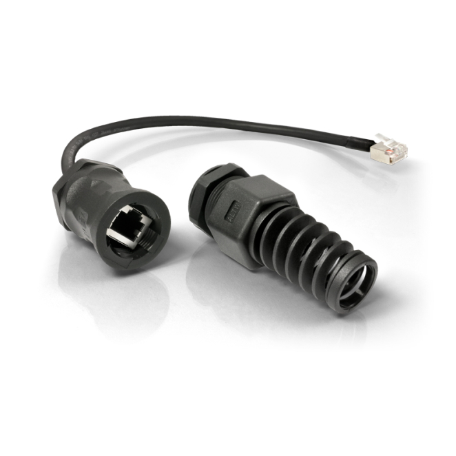QuWireless QRJ45 cable de red Negro 0,16 m