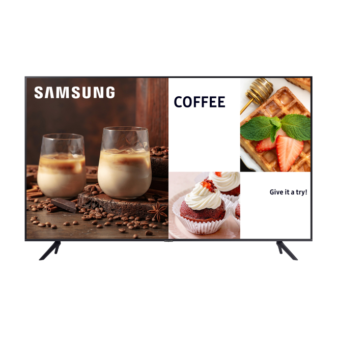 Samsung BE55C-H Pantalla plana para señalización digital 139,7 cm (55″) LED Wifi 4K Ultra HD Negro Procesador incorporado Tizen