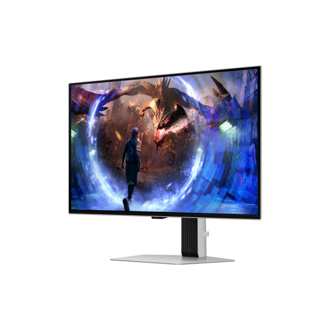 Samsung G60SD pantalla ergonómica con ajuste de altura y giro