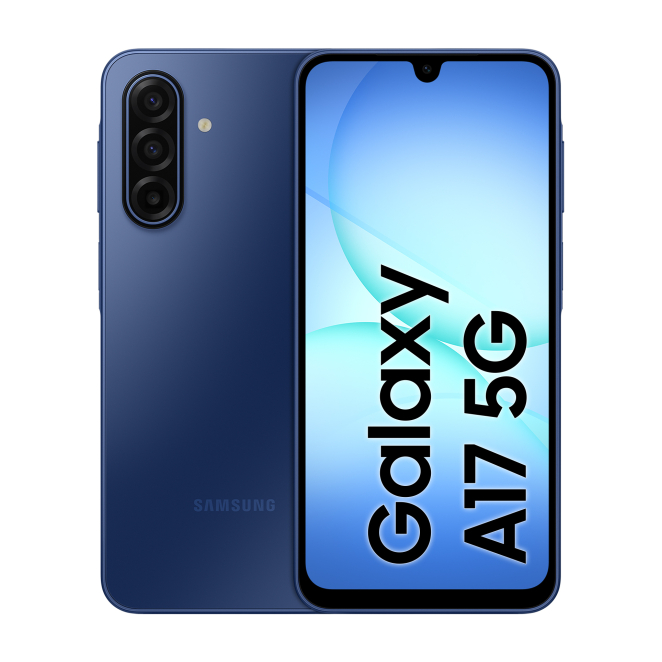 Samsung Galaxy A17 5G 17 cm (6.7″) Ranura híbrida Dual SIM USB Tipo C 8 GB 256 GB 5000 mAh Azul