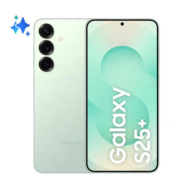 Samsung Galaxy S25+ 17 cm (6.7″) SIM doble Android 15 5G USB Tipo C 12 GB 256 GB 4900 mAh Color menta