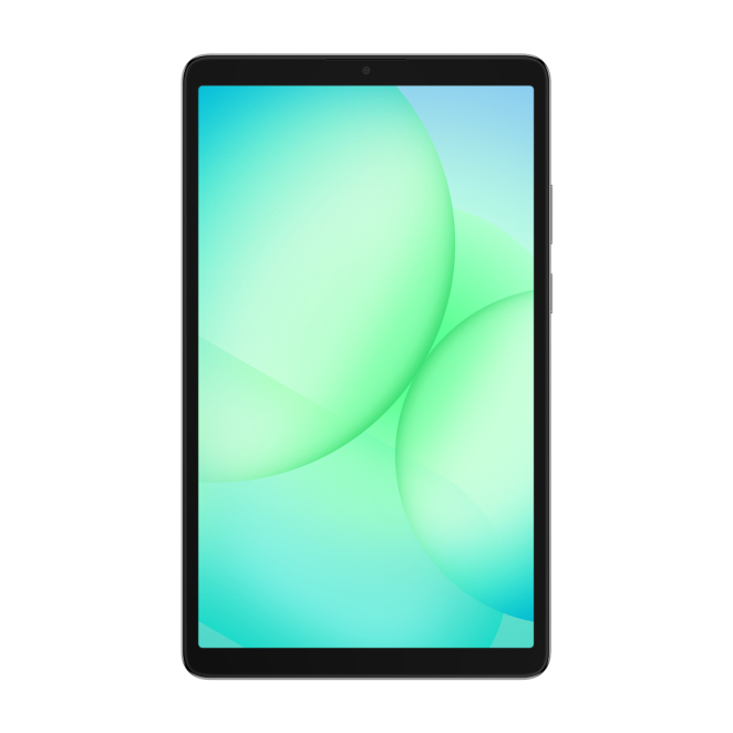 Samsung Galaxy Tab A11 mostrada de perfil