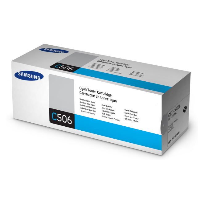 Samsung cartucho de tóner original HP CLT-C506L cian de alta capacidad