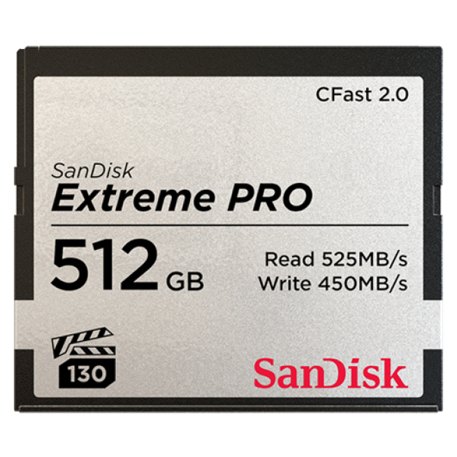 SanDisk Extreme Pro 512 GB CFast 2.0