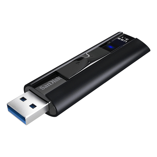 SanDisk Extreme Pro unidad flash USB 256 GB USB tipo A 3.2 Gen 1 (3.1 Gen 1) Negro