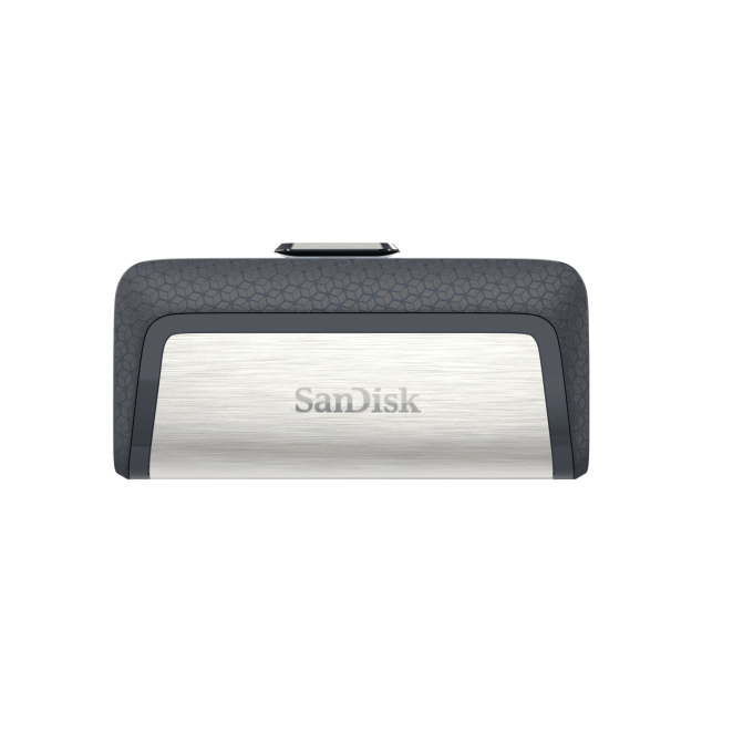 SanDisk Drive USB Ganda Ultra Tipe-C 256 GB unidad flash USB USB Type-A / USB Type-C 3.2 Gen 1 (3.1 Gen 1) Gris, Plata