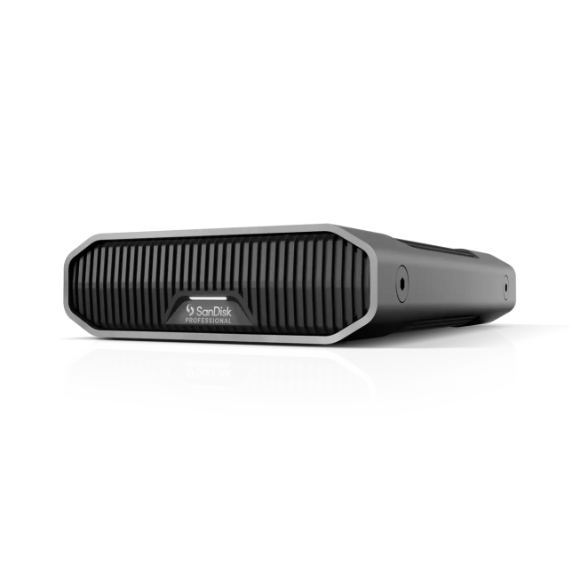 SanDisk G-DRIVE disco duro externo 24 TB 7200 RPM USB Tipo C 3.2 Gen 2 (3.1 Gen 2) Acero inoxidable