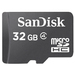 SanDisk microSDHC 32GB Clase 4