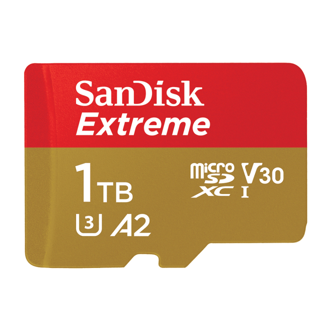 SanDisk Extreme 1,02 TB MicroSDXC UHS-I Clase 3