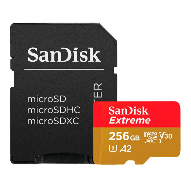 SanDisk Extreme PLUS 256 GB MicroSDXC Clase 10