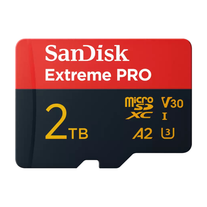 SanDisk Extreme PRO 2 TB MicroSDXC UHS-I Clase 10