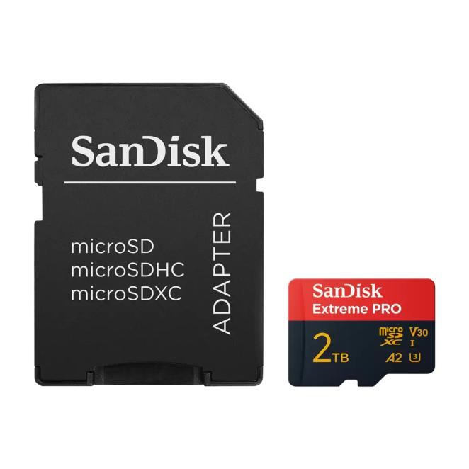 tarjeta MicroSDXC 2 TB