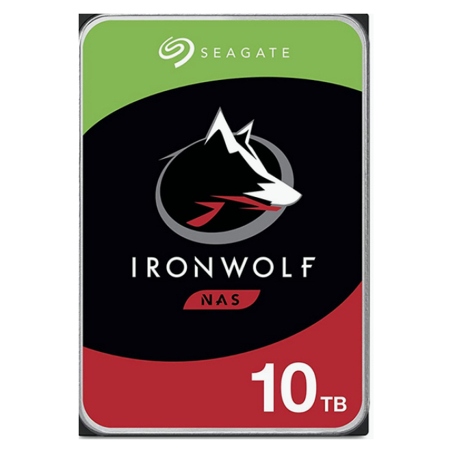 Seagate IronWolf ST10000VN000 disco duro interno 10 TB 7200 RPM 256 MB 3.5″ Serial ATA III