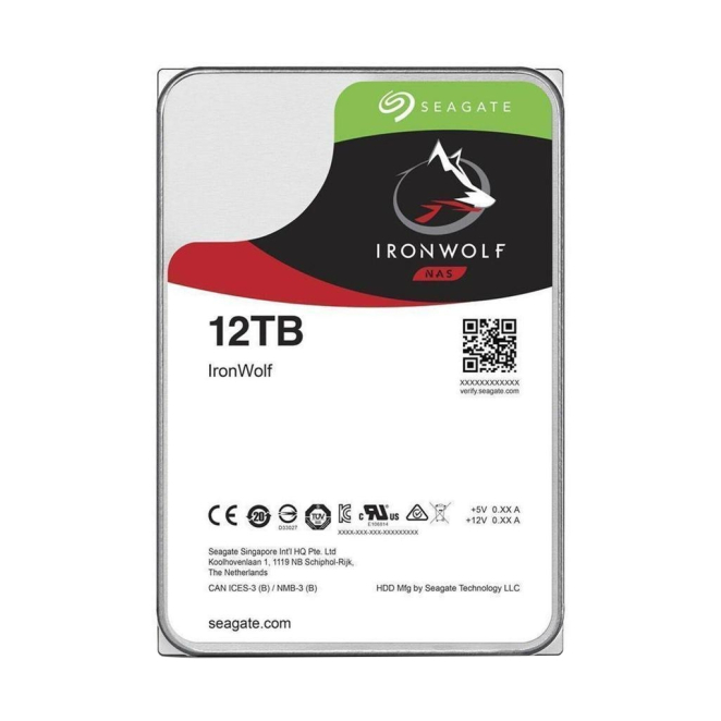 Seagate NAS HDD IronWolf disco duro interno 12 TB 7200 RPM 256 MB 3.5″ Serial ATA III