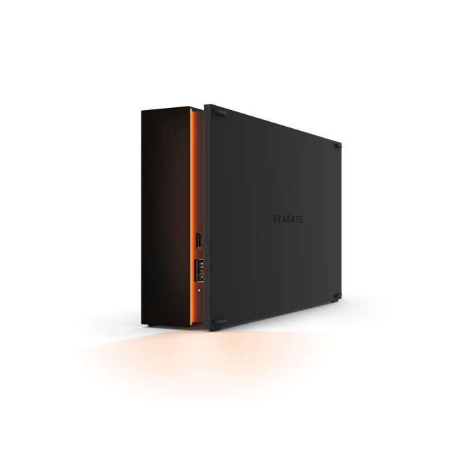 Seagate FireCuda Gaming Hub disco duro externo 8 TB Micro-USB B / USB Type-A / USB Type-C 3.2 Gen 1 (3.1 Gen 1) Negro
