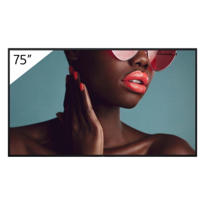 Sony FW-75BZ40L pantalla de señalización Pantalla plana para señalización digital 190,5 cm (75″) LCD Wifi 700 cd / m² 4K Ultra HD Negro Android 24/7