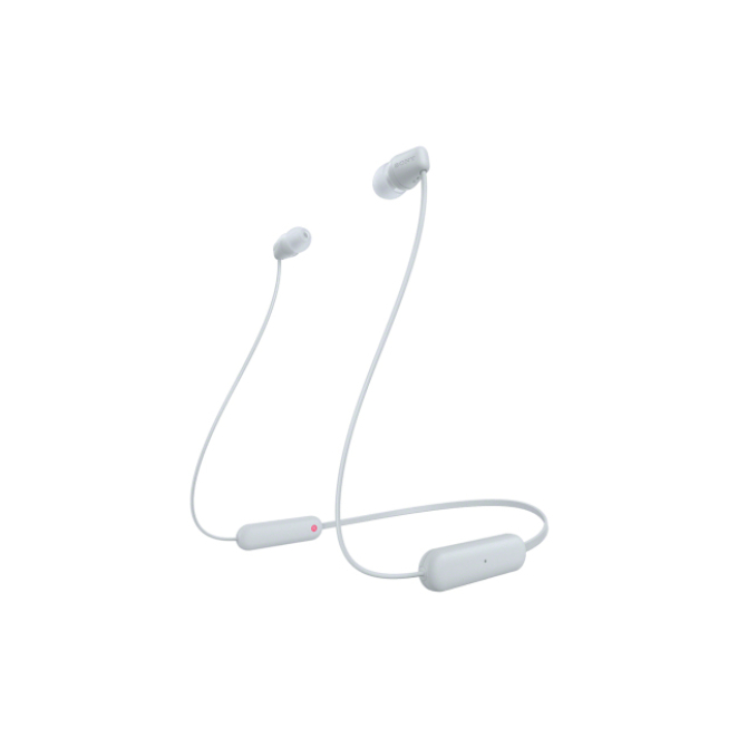Sony WI-C100 Auriculares Inalámbrico Dentro de oído Llamadas/Música Bluetooth Blanco