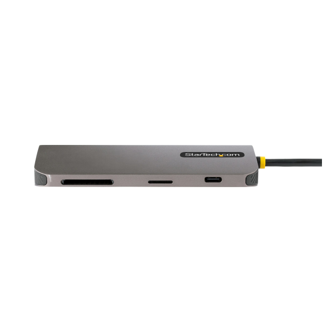 StarTech.com Adaptador Multipuertos USB C de Vídeo 4K a 60Hz, con Hub de 3 Puertos USB-A de 5Gbps, Entrega de Alimentación USB de 100W, Red Ethernet, SD/microSD, Cable de 30cm