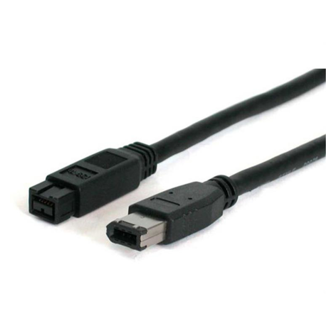 StarTech.com Cable FireWire de 9 a 6 Pines IEEE-1394 de 1,8 metros - Macho a Macho