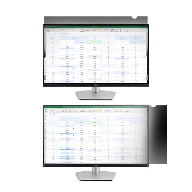 StarTech.com filtro de privacidad instalación con pestañas para monitor de 23,6 pulgadas
