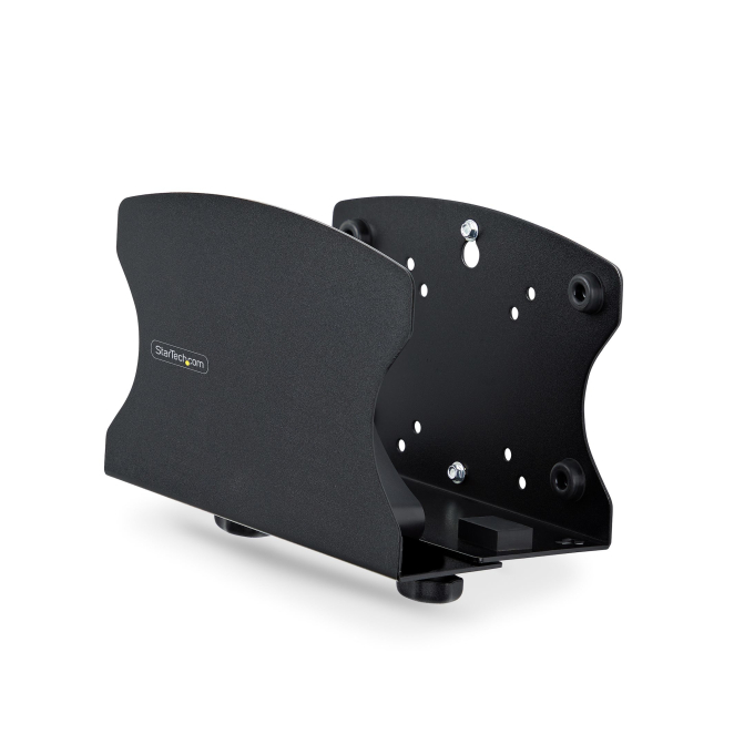 StarTech.com Bracket Soporte de Montaje en Pared para PC - Soporta CPU de hasta 18kg - Ajustes sin Herramientas de 5cm a 20cm - Estante Mural para Caja de Ordenador de Sobremesa
