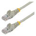StarTech.com Cable de Red de 0,5m Gris Cat5e Ethernet RJ45 sin Enganches