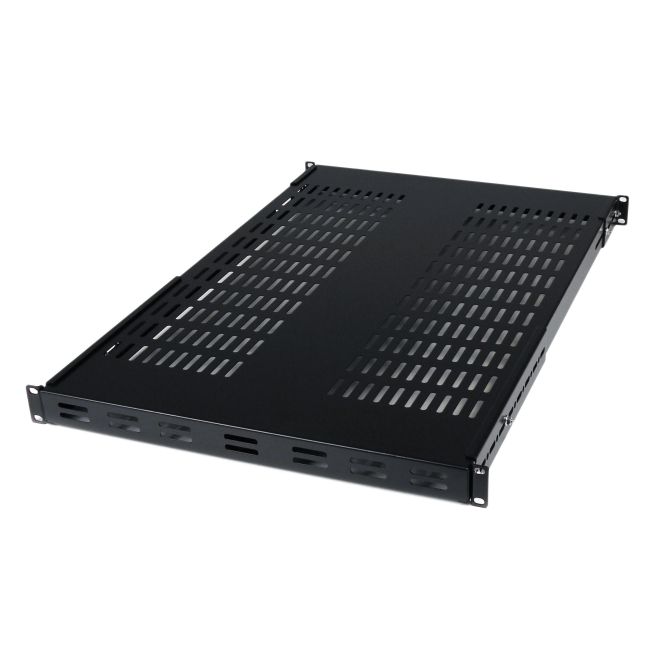 StarTech.com Estante Bandeja Fijo para Gabinete Rack de Servidores con Profundidad Ajustable