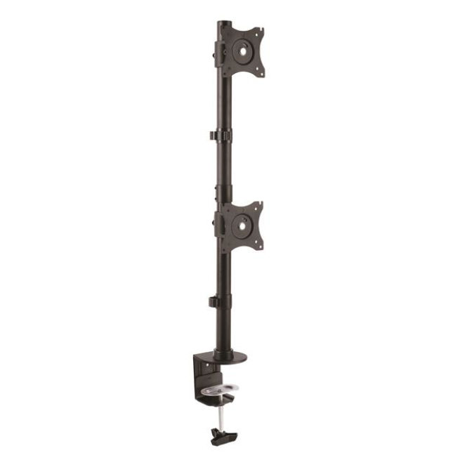StarTech.com Base de Soporte Vertical VESA Ajustable para Dos Monitores de hasta 27 Pulgadas