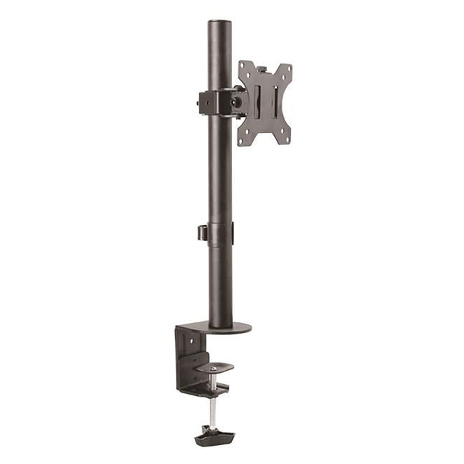 StarTech.com Soporte de Escritorio para Monitor hasta 8kg con Montaje VESA - con Mástil de Servicio Pesado - Ergonómico y Altura Ajustable - Montaje en Escritorio mediante Abrazadera/Ojal