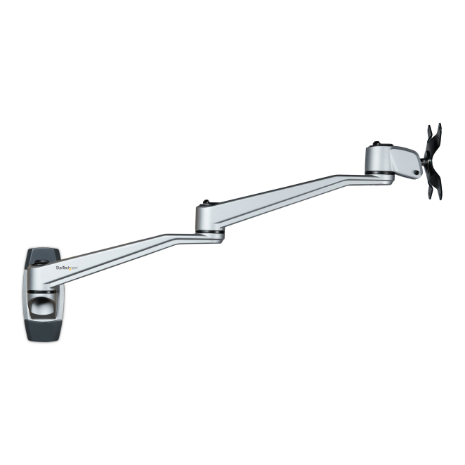 StarTech.com Brazo de Montaje en Pared para Soporte de Monitores VESA hasta 30″ - con Brazo Articulado de 52cm - Premium