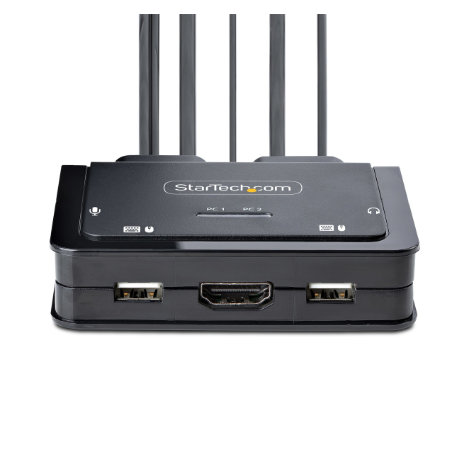 StarTech.com C2-H46-UAC-CBL-KVM interruptor KVM Negro configuración de cables