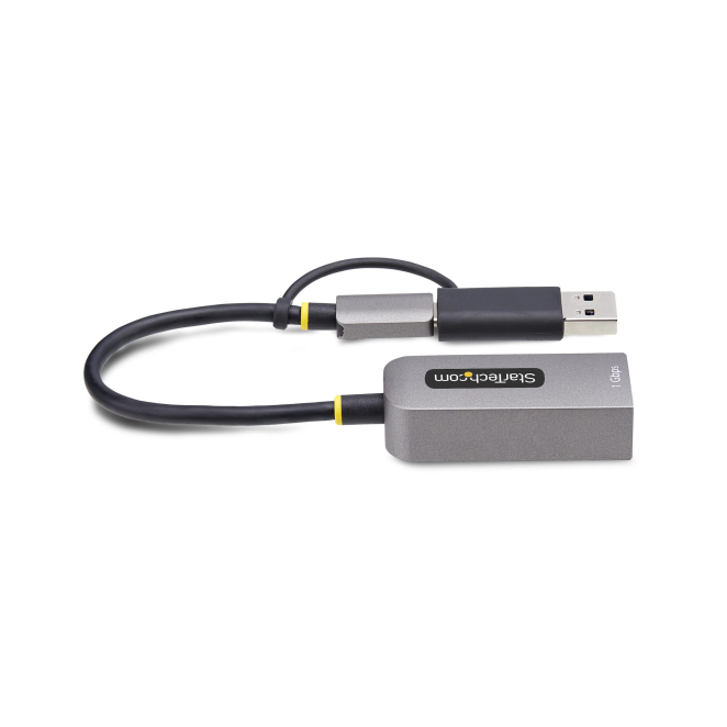 StarTech.com Adaptador USB-C a Ethernet con Dongle USB-A en detalle