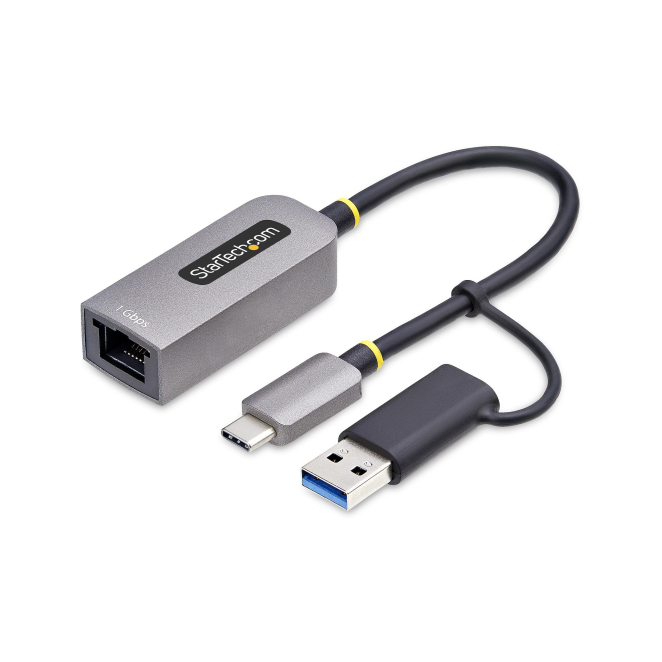 StarTech.com Adaptador USB-C a Ethernet con Dongle USB-A
