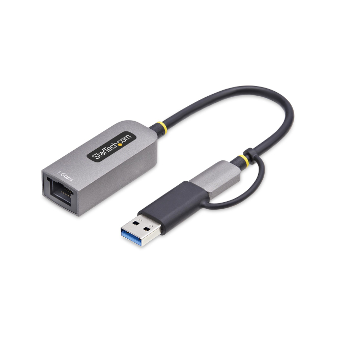 Adaptador de red USB-C StarTech.com en uso