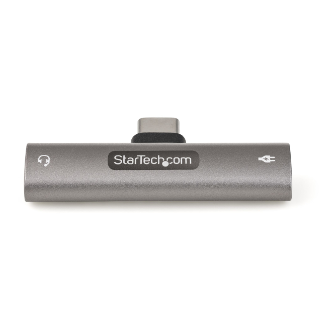 StarTech.com adaptador de audio y carga USB-C con salida TRRS de 3,5mm y pass through de 60W