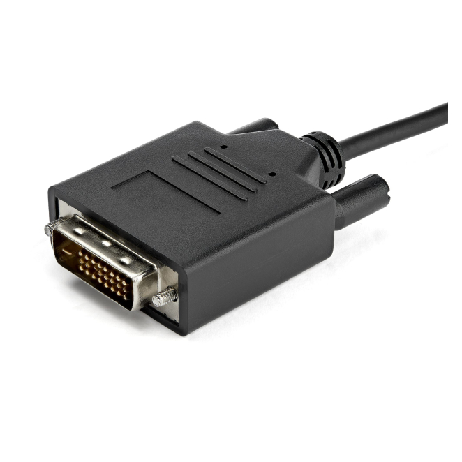 StarTech.com Cable de 1m USB-C a DVI - 1920 x 1200 - Negro, cable de alta resolución fácil de conectar