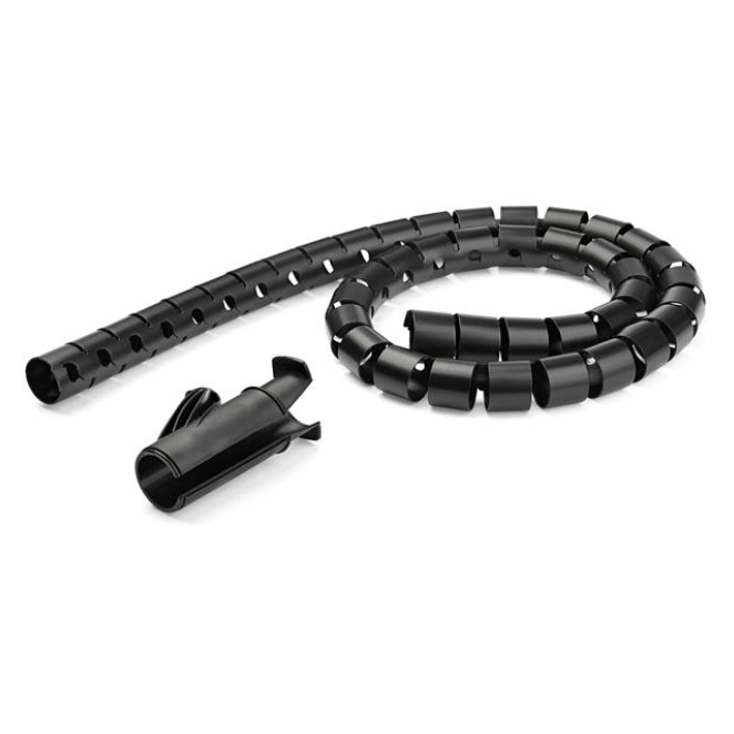 StarTech.com Manga de 2,5m en Espiral para Gestión de Cableado con Diámetro de 25mm