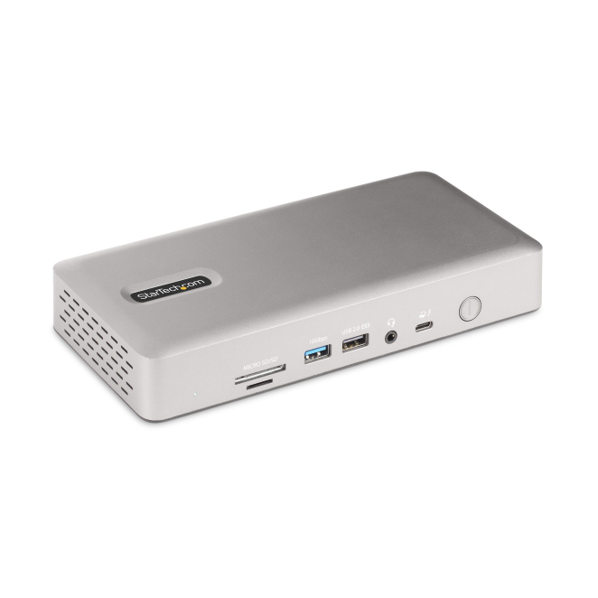 StarTech.com Docking Station Multipantalla Thunderbolt 4 - Dock para Dos, Tres o 4 Monitores - 2x HDMI/2x DP - Hub Ladrón 7x USB - Ethernet de 2,5Gbps - PD 98W